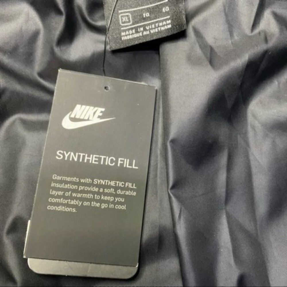 NWT New Nike Sportswear Women's Insulated Shine Jacket Women Size XL - Picture 10 of 13